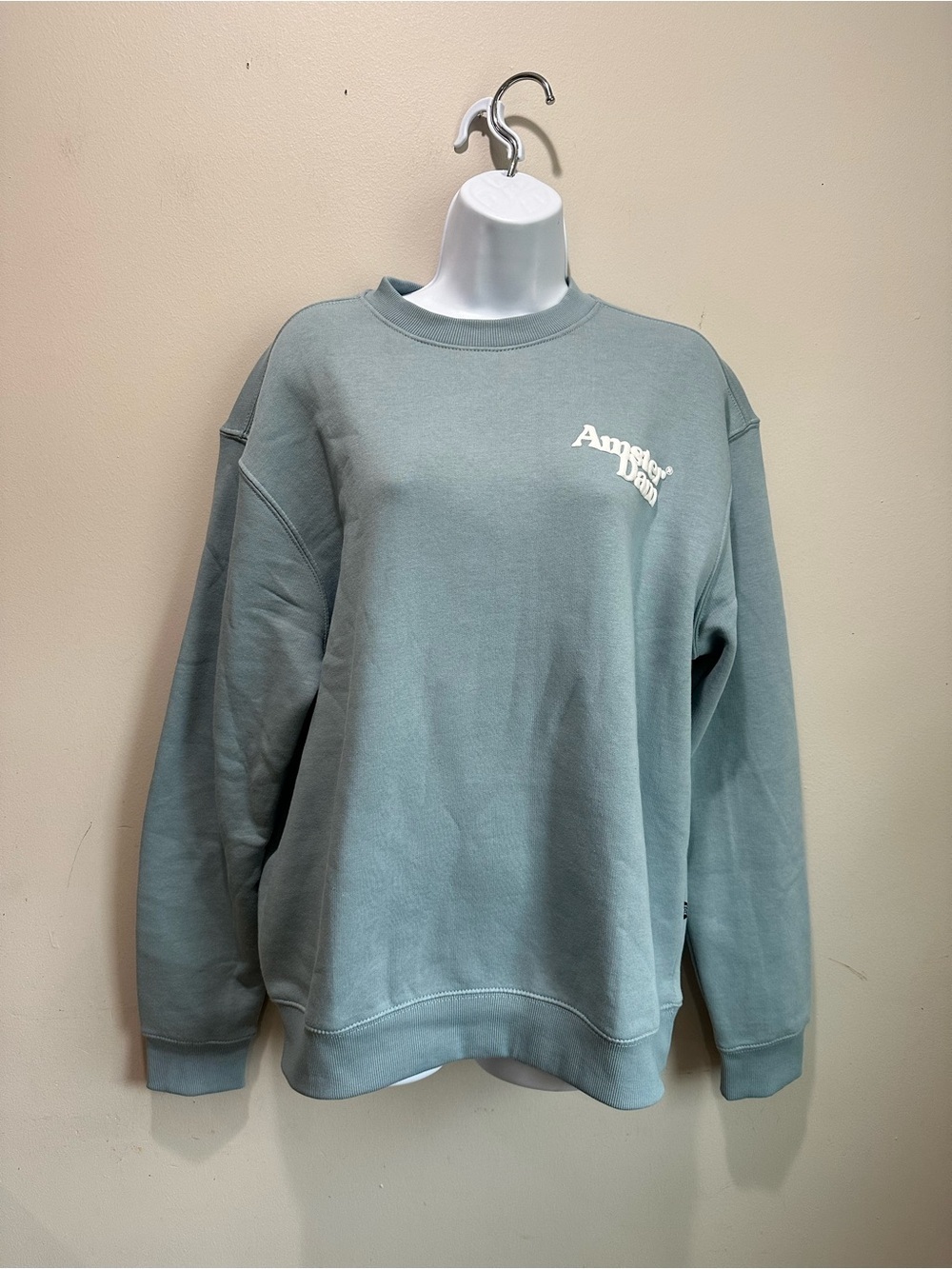 Fox Unisex Crewneck Sweatshirt in Sage Green